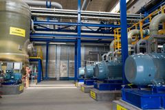 Renewable hydrogen plant interior