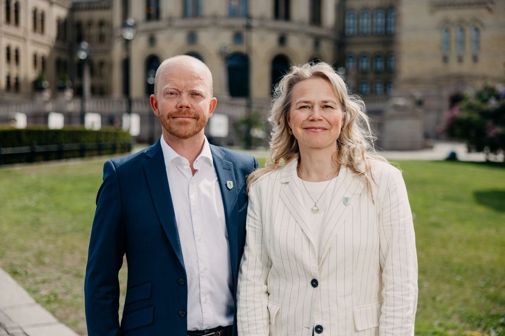 Leder Tomas Collin og nestleder Christin Stormyr