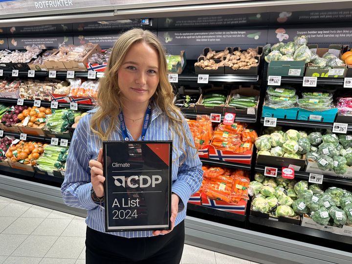 REMA 1000 har oppnådd toppkarakteren A fra det internasjonale vurderingssystemet Carbon Disclosure Project (CDP) – en prestasjon ingen andre dagligvarekjeder i Norge kan vise til.