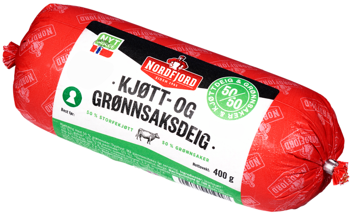 Blant høstens nyheter fra REMA 1000 er en ny type kjøttdeig hvor halvparten av kjøttet er byttet ut med norske grønnsaker.