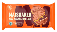 Maiskaker med melkesjokolade