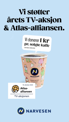 Kampanjen gjelder all varm drikke kjøpt i perioden 30. september til 20. oktober på Narvesen.