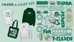 Kolleksjonen består av crewgensere, hoodies, t-skjorter og totebags, og finnes nå tilgjengelig i 14 av 7-Eleven sine største butikker i Norge.