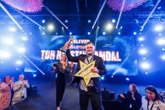 Kåring av årets kjøpmann i 7-Eleven, Tor Kristian Amdal.