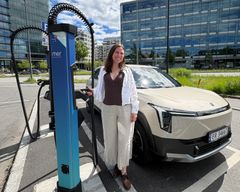Heidi Aasen, markedsjef i Electric Way er svært fornøyd med å kunne tilby nye kunder gratis lading i samarbeid med Mer.