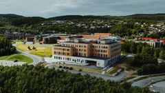 Bygg ved campus.