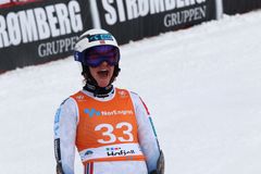 Bilde 6: Thea Louise Stjernesund kjørte inn til sølv i super-G. Foto: Claes-Tommy Herland/Norges Skiforbund