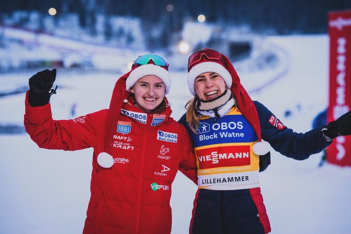 Klare for VM i Trondheim: Gyda Westvold Hansen (t.v.) og Ida Marie Hagen.