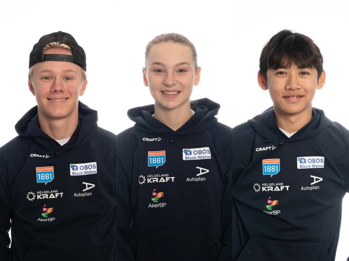 Jørgen Furfjord, Nora Helene Evans og Alvin Le er blant utøverne på juniorlandslaget i kombinert.