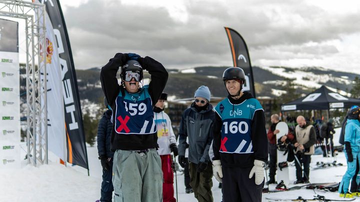 Vebjørn Gråberg er tatt ut på elitelaget. Her sammen med Sebastian Schjerve (t.h.)