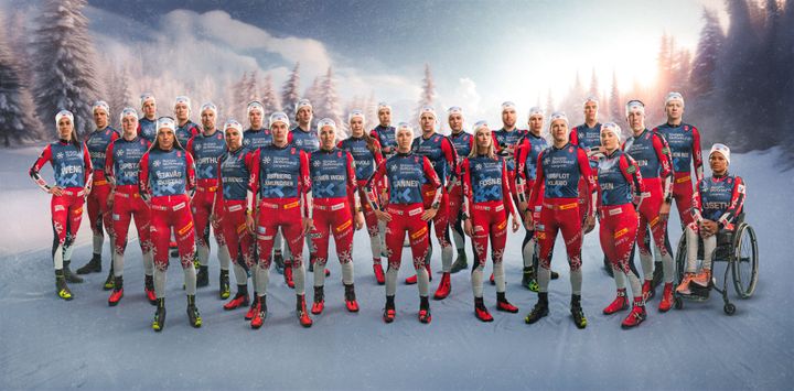 Langrenns elitelag med kvinner, menn og para sesongen 2025/2026.