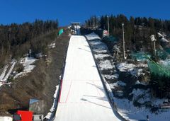 Vikersund er kjent for sine lange svev.