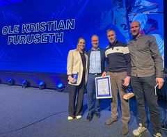 Nina Løseth, Kjetil Andre Aamodt, Ole Kristian Furuseth og Aksel Lund Svindal.