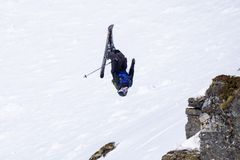 Endre Frønsdal med backflip. Foto: Espen Mills