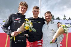 Fra venstre: Amund August Korsæth, Andreas Bergsland og Thomas Bing.