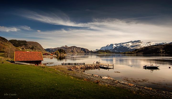 Førdefjorden, hvor staten har tillatt dumpig av opptil 170 millioner tonn gruveavfall.