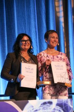 Marianne Holth Dybwad (daglig leder i Sunnaasstiftelsen) og Veronika Lyckow (daglig leder i RG Aktiv Rehabilitering)
