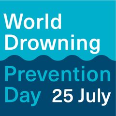 Internasjonal logo for verdensdagen for å forebygge drukning