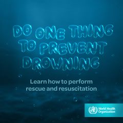 Verdens Helseorganisasjon oppfordrer alle til å gjøre én ting for å forebygge drukning på verdensdagen.