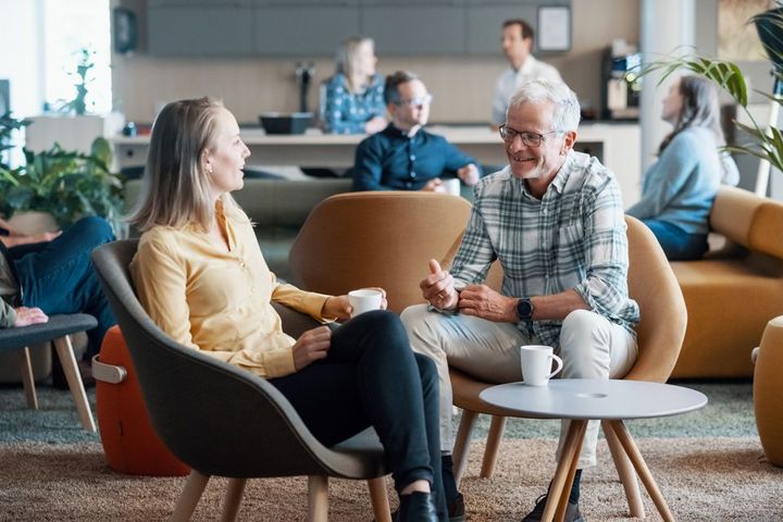 Fjernvarme gir godt inneklima både på jobben og hjemme.