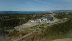 Dronebilde over Klemetsrud