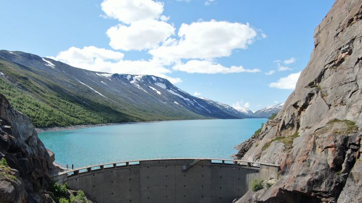 Dam Raudalsvatn i Øvre Otta-utbyggingen