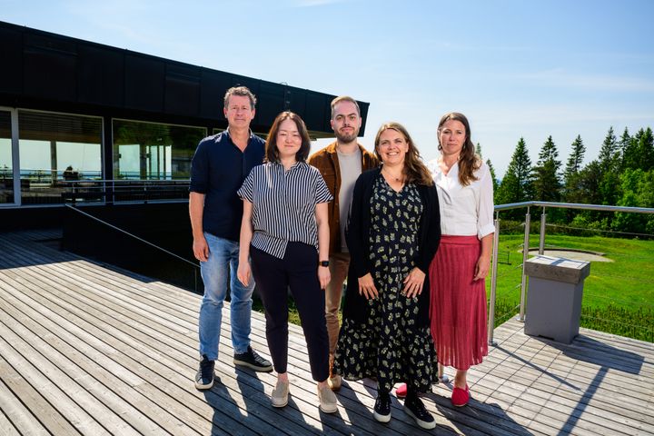 Peter Herresthal (Vosenåsen) Catharina Bilsbak (tidligere programsjef, Arktisk Filharmoni), Sebastiaan Molenaar (produsent og daglig leder Arctic Chamber Music Festival), Trud Berg (direktør Arktisk Filharmoni), Anna Florén (Voksenåsen).