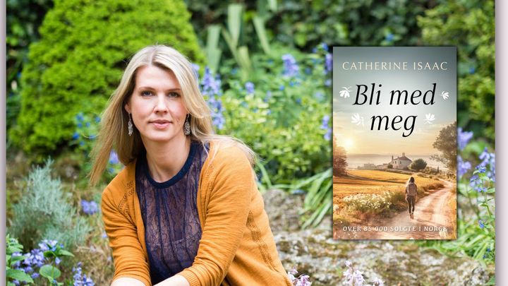 Catherine Isaacs nye roman "Bli med meg" lanseres 22. mars. Foto: Bonnier Norsk Forlag.