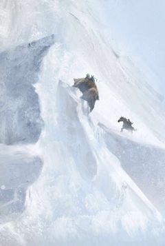 Tegningene i Vindeltorn er skapt av Hans Jørgen Sandnes og Jon Løvaas - og de fanger virkelig inn stemningen in boken.