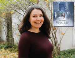 Historien om Vindeltorn begynte som en 24-kapitlers julekalender Almhjell skrev til sin lillesøster etter at familiens ørkenrotte døde. Da hun så potensialet i å løfte fortellingen inn i et større fantasyunivers, sa hun opp både jobb og leilighet for å følge forfatterdrømmen.