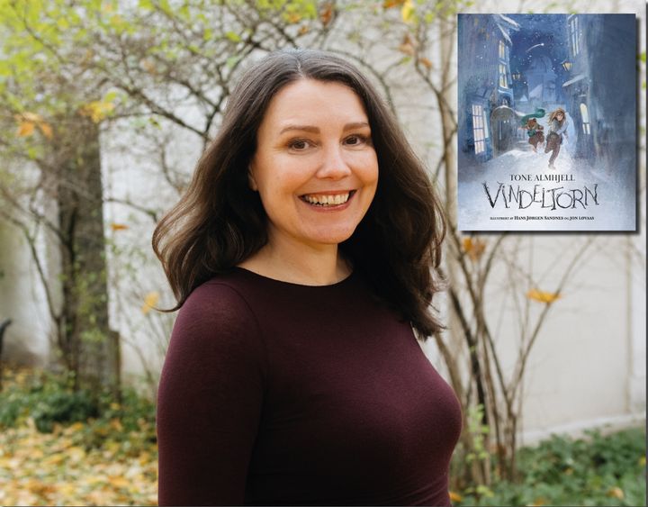 Historien om Vindeltorn begynte som en 24-kapitlers julekalender Almhjell skrev til sin lillesøster etter at familiens ørkenrotte døde. Da hun så potensialet i å løfte fortellingen inn i et større fantasyunivers, sa hun opp både jobb og leilighet for å følge forfatterdrømmen.