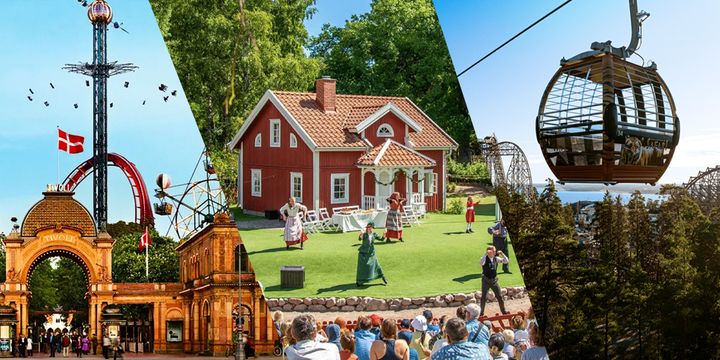 Du kan spare tusenlapper på å velge en fornøyelsepark i Sverige i sommer.