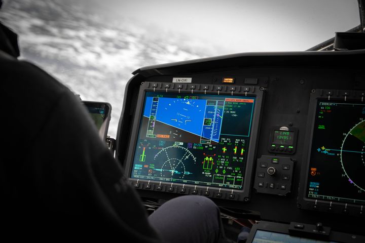 GNSS forstyrrelsene i nord vedvarer og Nkom har ved flere anledninger målt fra helikopter