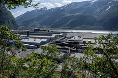 Norsk Hydro sitt anlegg på Sunndalsøra