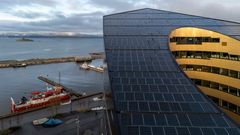 Fotografi av Powerhouse på Brattørkaia i Trondheim. Foto: Enova