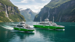 Vestlandske Fjordtrafikk skal bygge om to ferger til batterielektrisk drift.