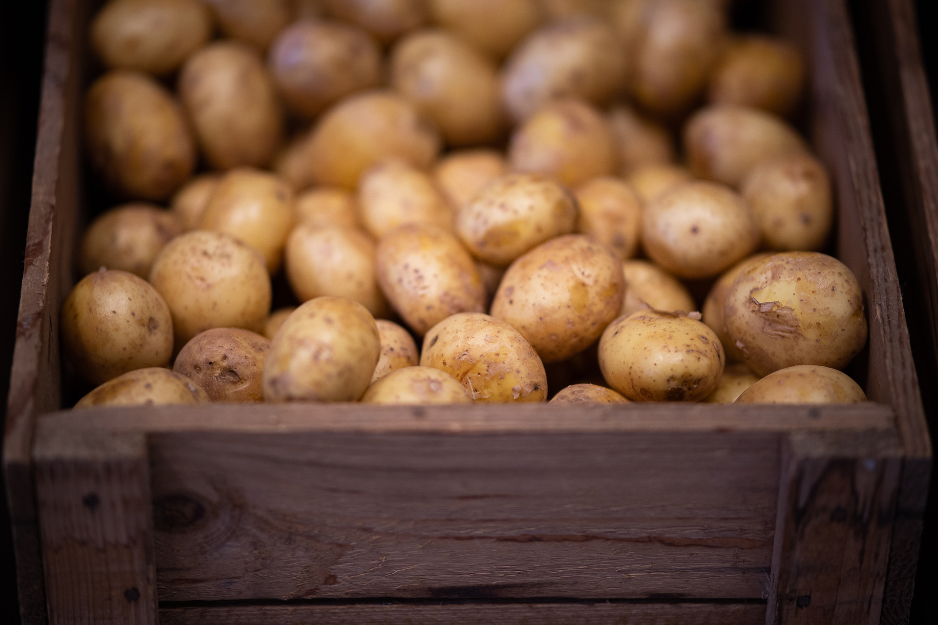 Store lagre av poteter