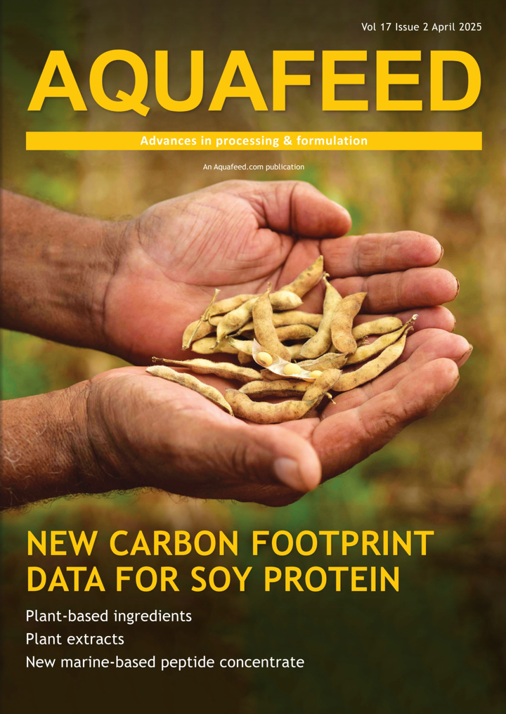Skjermbilde av forside Aquafeed Vol 17 Issue 2 April 2025