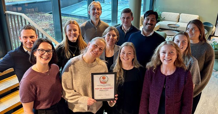 Sopra Steria kåret til «bransjens beste» i Universum Professional Awards 2025.