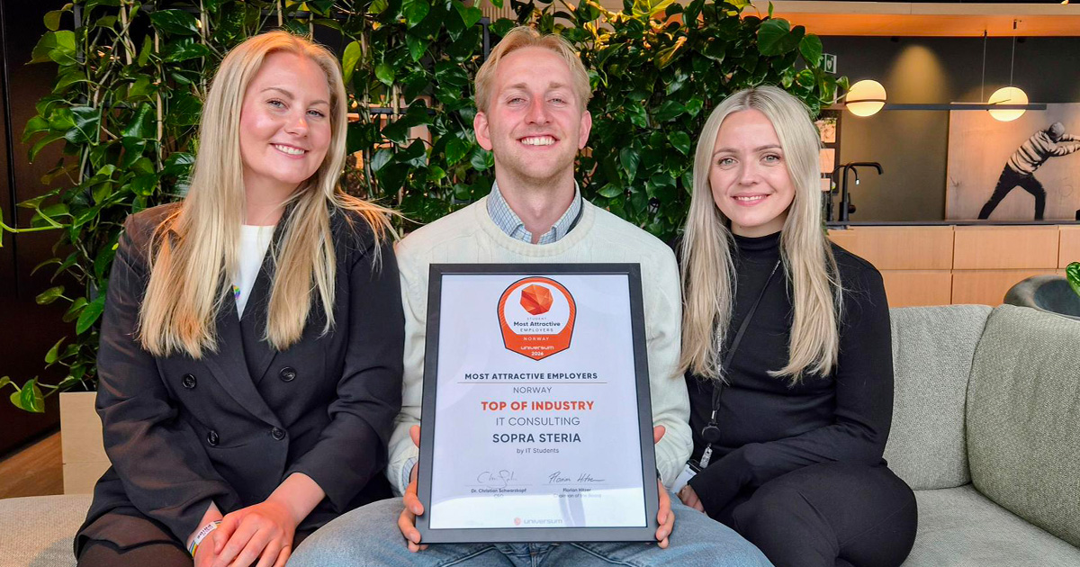 Sopra Steria beholder tittelen som «bransjens beste»
