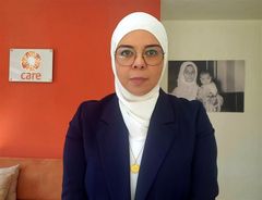 Hiba Tibi, landdirektør for CARE Gaza og Vestbredden