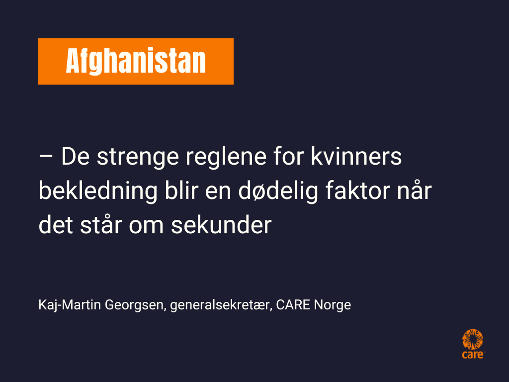 Afghanistan: For kvinner og jenter blir jordskjelvet en dobbel krise