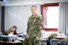 Sjef ved Cyberforsvarets spesialistskole, kommandérsersjant Kjetil Røstad.