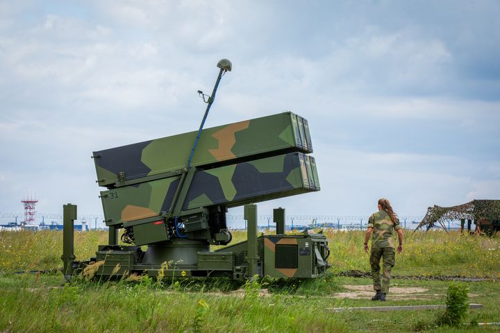 Luftvern stasjonert ved Rzeszów-Jasionka flyplass.