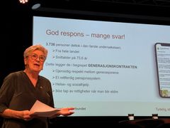 Berly Lund Grønning presenterer en ny undersøkelse fra Eldrepanelet i Moss den 27. oktober. Tema denne gangen er eldres plass der beslutninger tas.