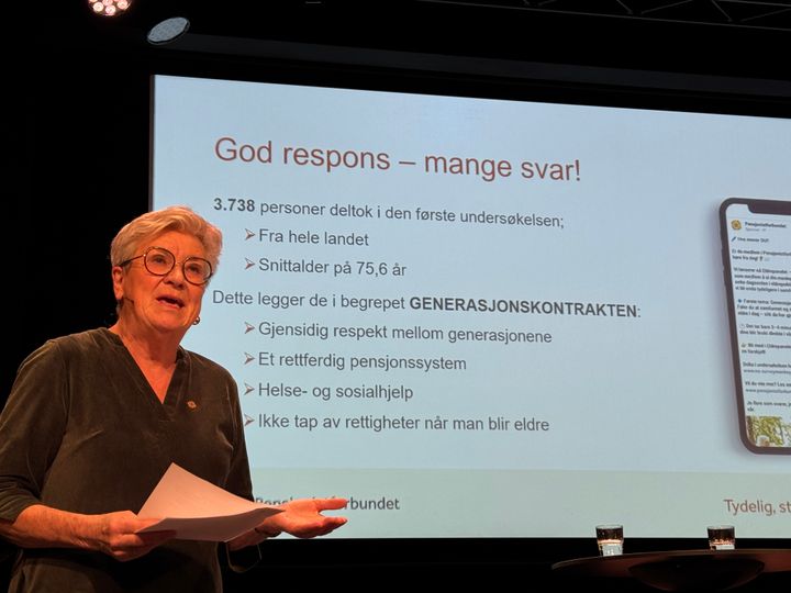 Berly Lund Grønning presenterer en ny undersøkelse fra Eldrepanelet i Moss den 27. oktober. Tema denne gangen er eldres plass der beslutninger tas.