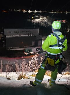 Feilen er trolig i nærheten av Ringvassøya stasjon. (Foto: Arva)