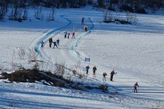 Senja ski er blant Arvas sponsormottakere. Her fra Onsdagscupen i 2024. (Foto: Senja ski)