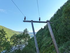 Skadet høyspentmast