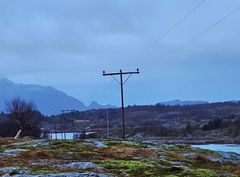Avslitt ledning i Rangsund i Rødøy (Foto: Dragefossen)